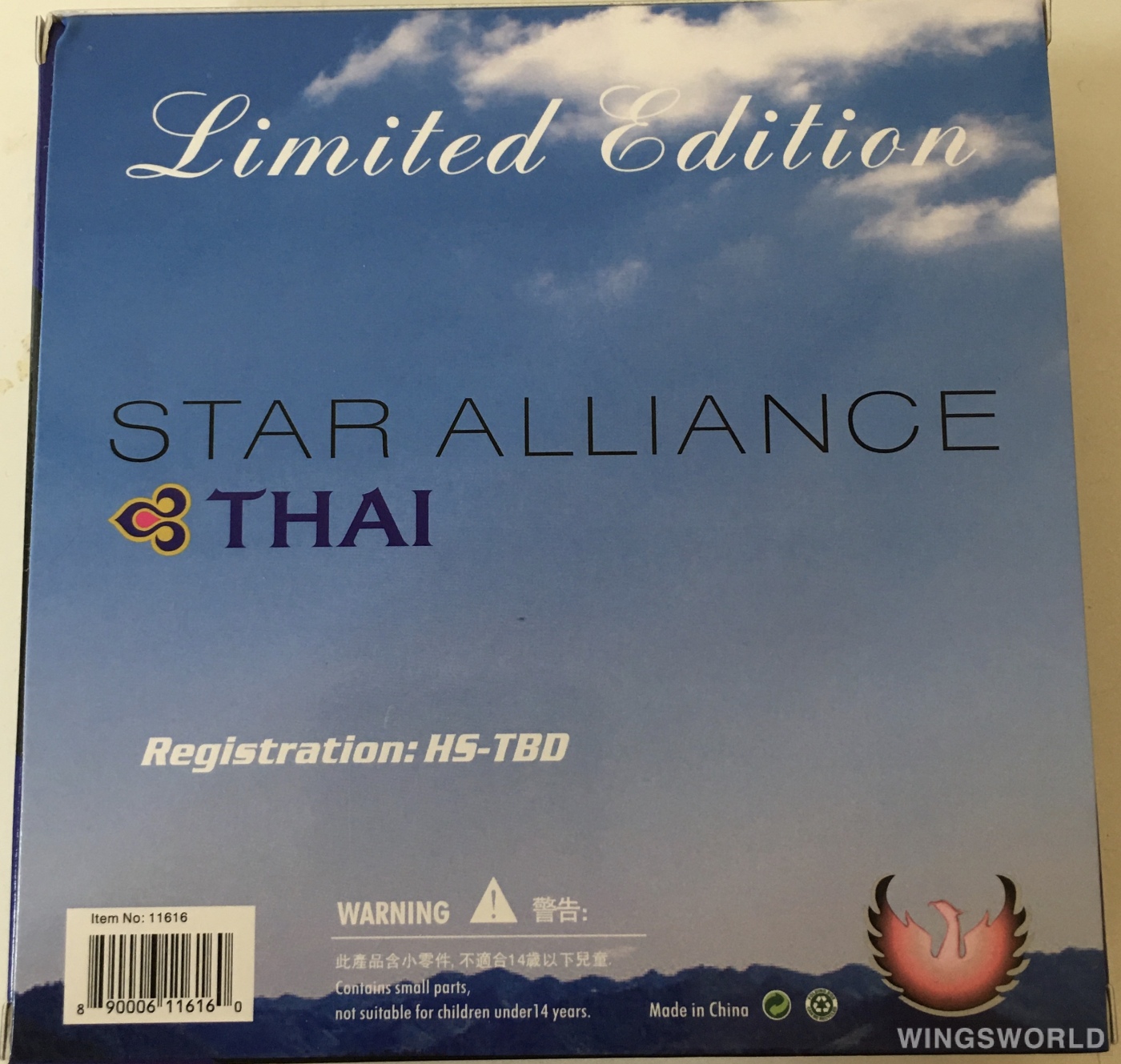 Phoenix 1:400 PH11616 Thai Airways 泰国国际航空 Airbus A330-300 HS-TBD