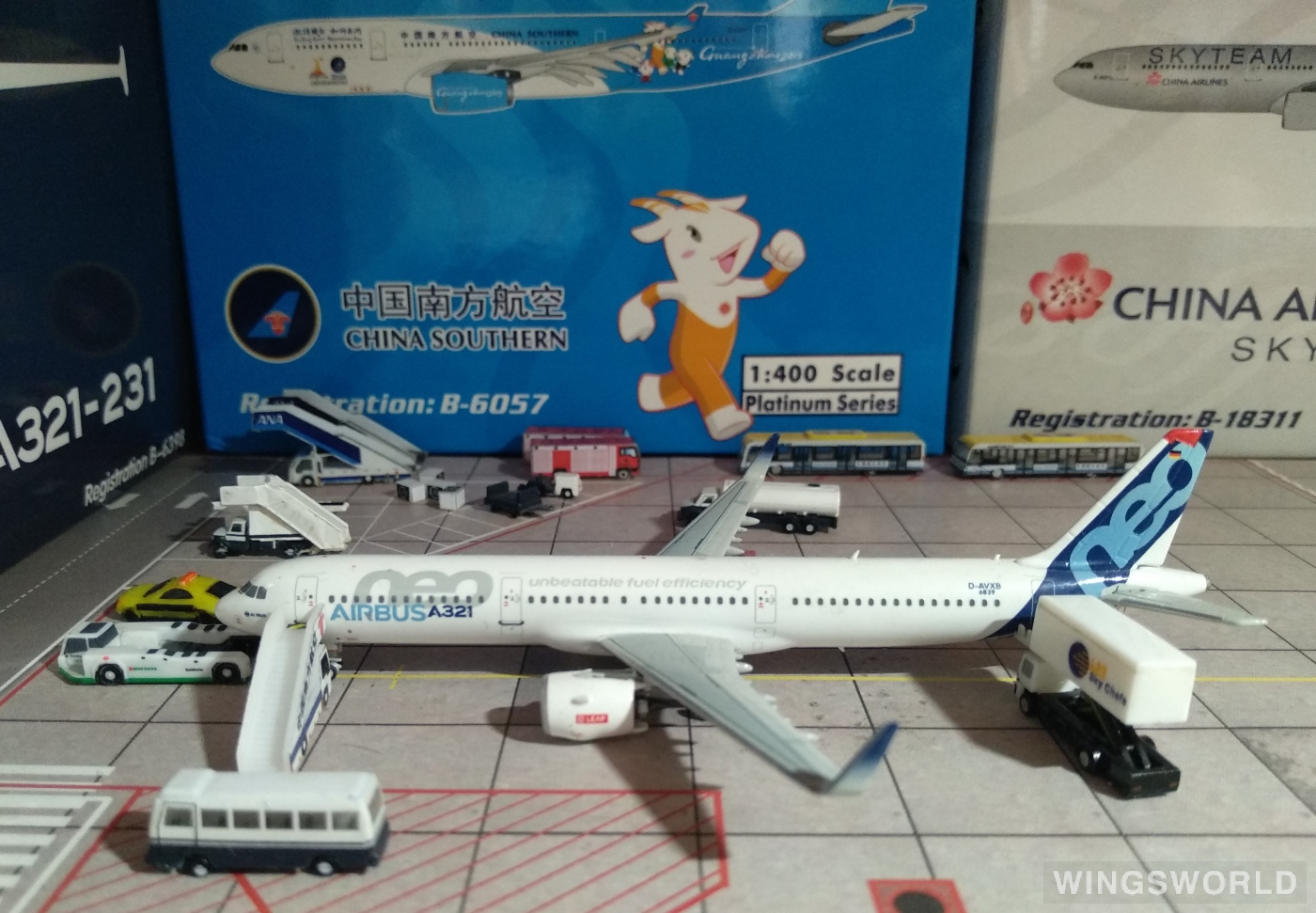 HYJLwings 1:400 HYJL81010 Airbus 空中客车 Airbus A321 D-AVXB
