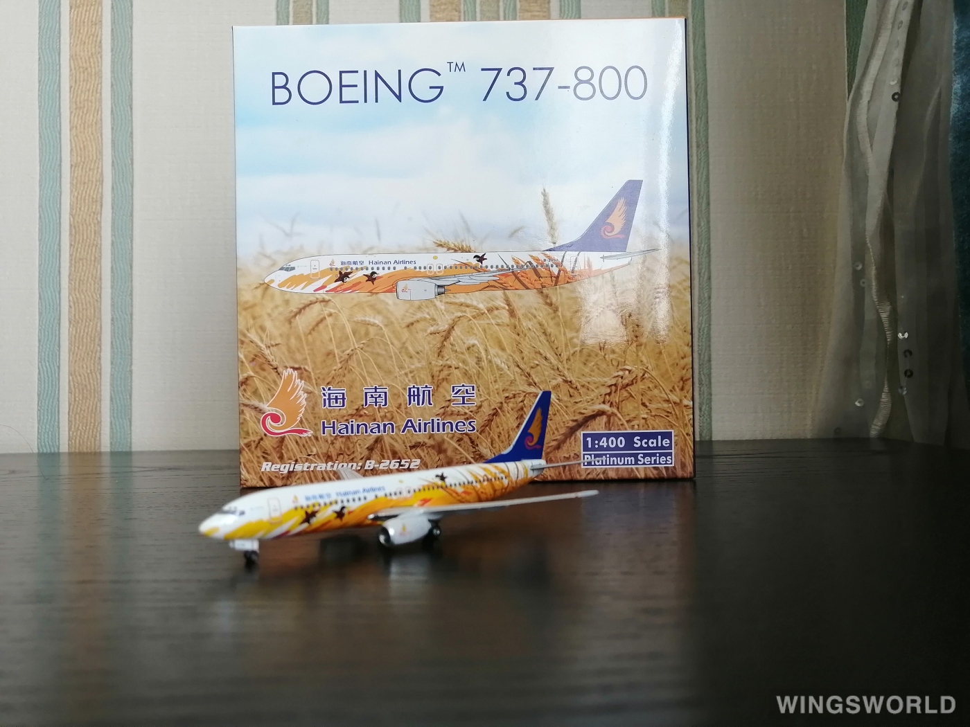 Phoenix 1:400 PH10642 Hainan Airlines 海南航空 Boeing 737-800 B-2652