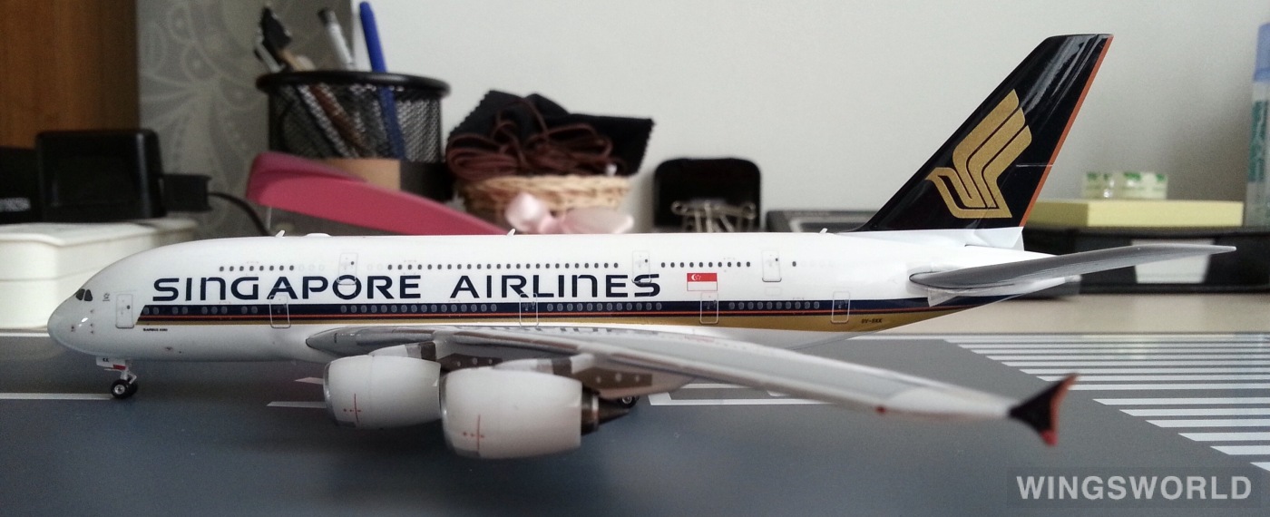 Phoenix 1:400 PH10774 Singapore Airlines 新加坡航空 Airbus A380-800 9V-SKK