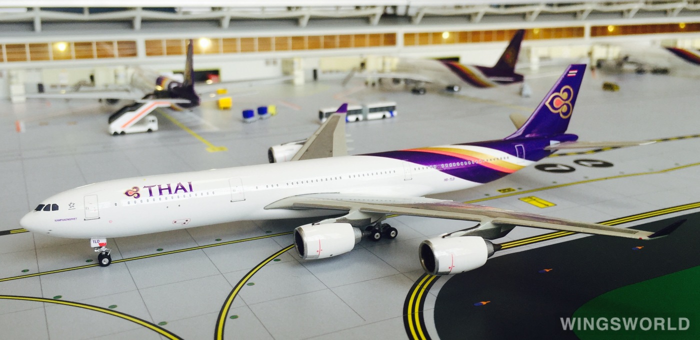 Phoenix 1:400 PH10543 Thai Airways 泰国国际航空 Airbus A340-500 HS-TLD