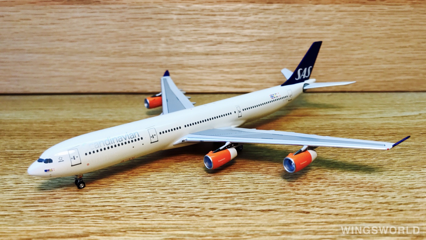 AeroClassics 1:400 ACOYKBA SAS 北欧航空 Airbus A340-300 OY-KBA