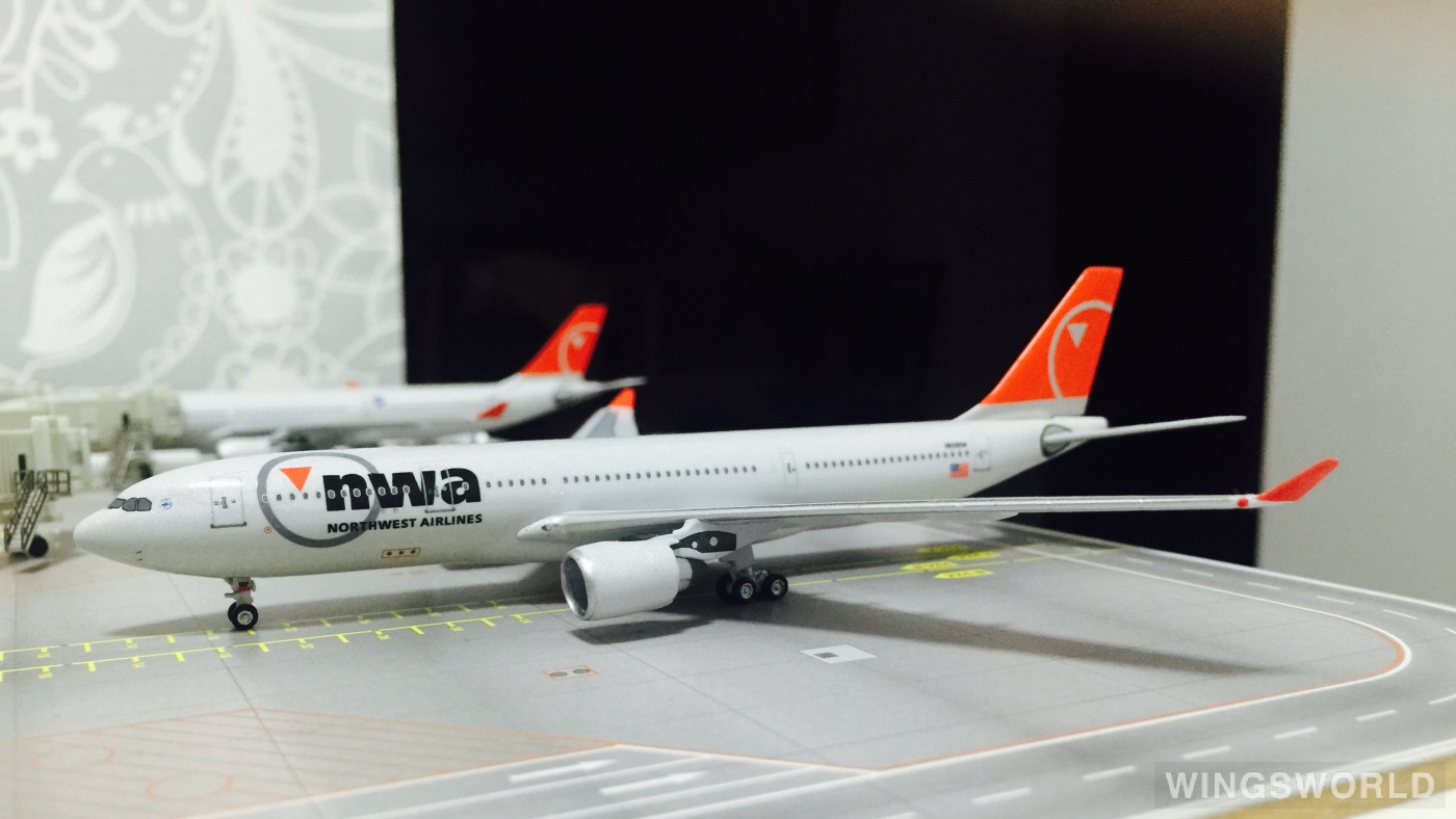 AeroClassics 1:400 ACN858NW Northwest Airlines 美国西北航空 Airbus A330-200 N858NW