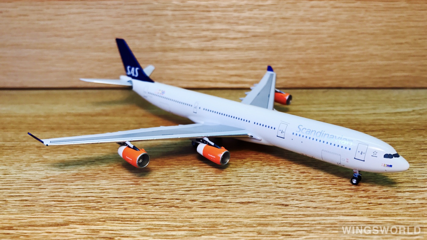 AeroClassics 1:400 ACOYKBA SAS 北欧航空 Airbus A340-300 OY-KBA
