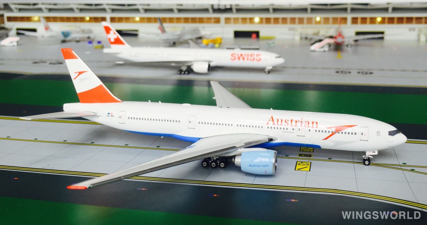 Phoenix 1:400 PH10918 Austrian Airlines 奥地利航空 Boeing 777-200 OE-LPA