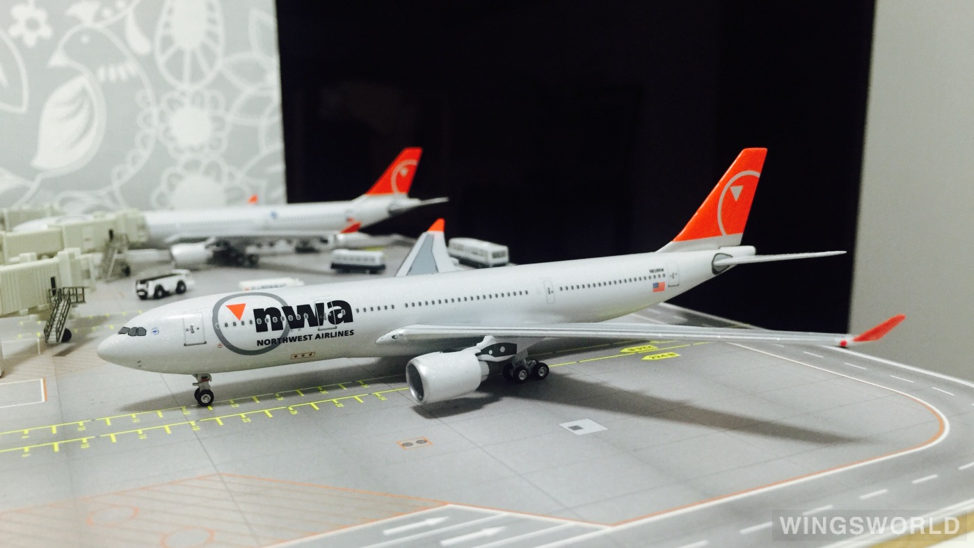 AeroClassics 1:400 ACN858NW Northwest Airlines 美国西北航空 Airbus A330-200 N858NW