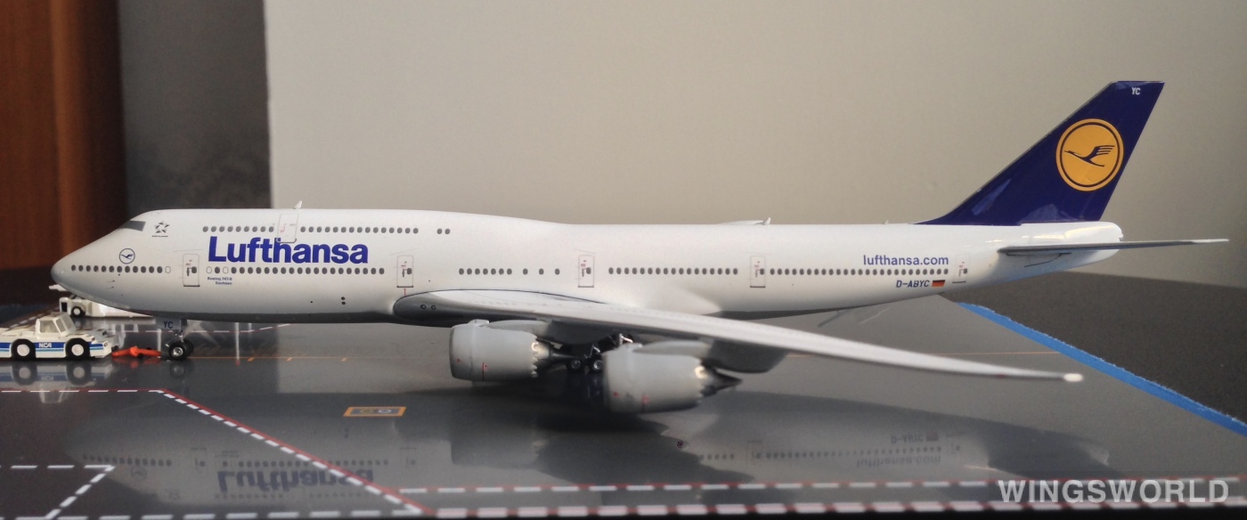 Geminijets 1:400 Boeing 747-8 Lufthansa 汉莎航空GJDLH1047 D