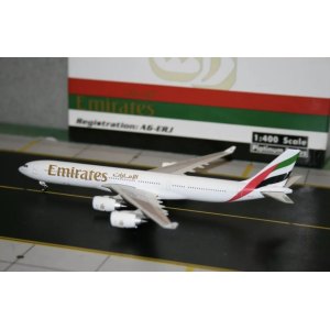 Emirates 阿联酋航空 Airbus A340-500 A6-ERJ 无 PH10470 Phoenix 1:400