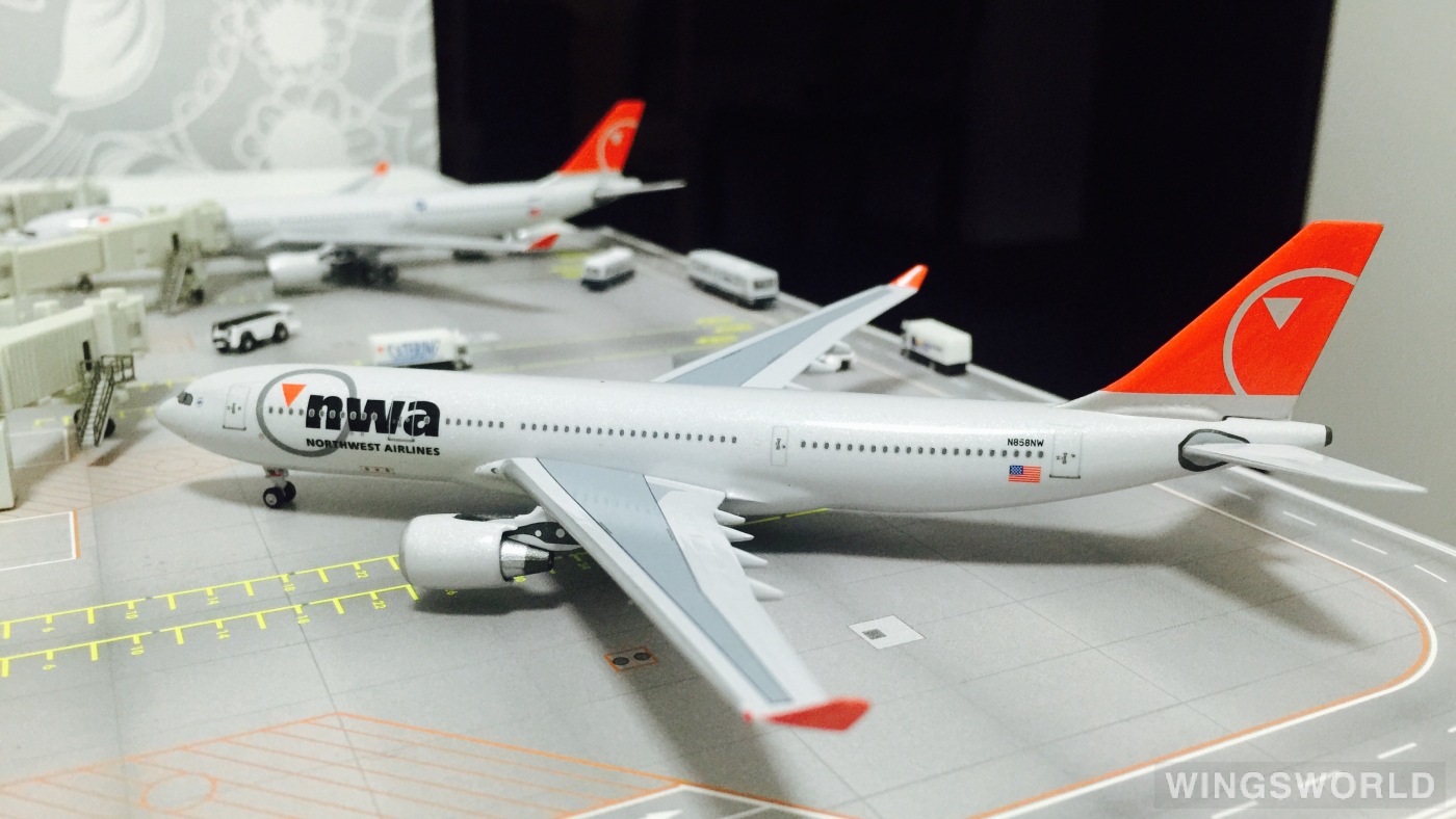 AeroClassics 1:400 ACN858NW Northwest Airlines 美国西北航空 Airbus A330-200 N858NW