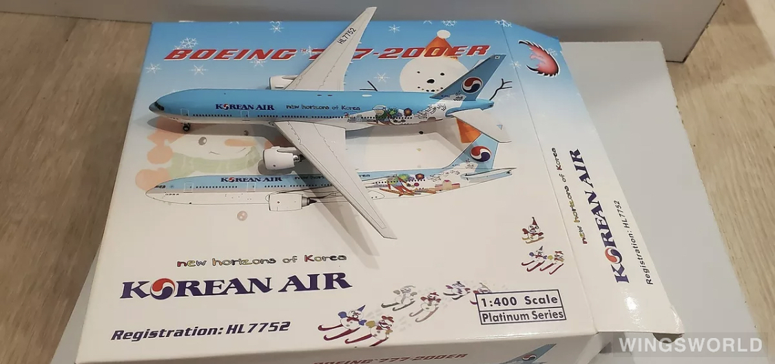 Phoenix 1:400 PH10469 Korean Air 大韩航空 Boeing 777-200 HL7752