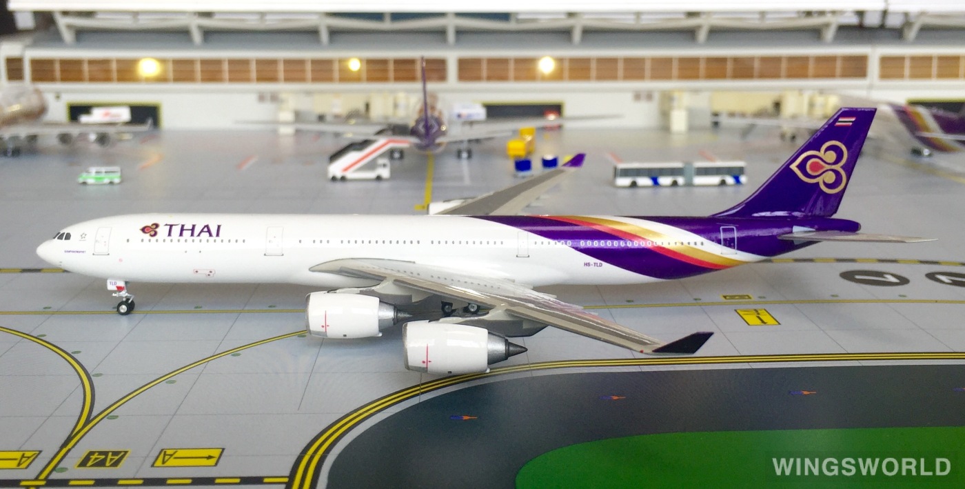 Phoenix 1:400 PH10543 Thai Airways 泰国国际航空 Airbus A340-500 HS-TLD