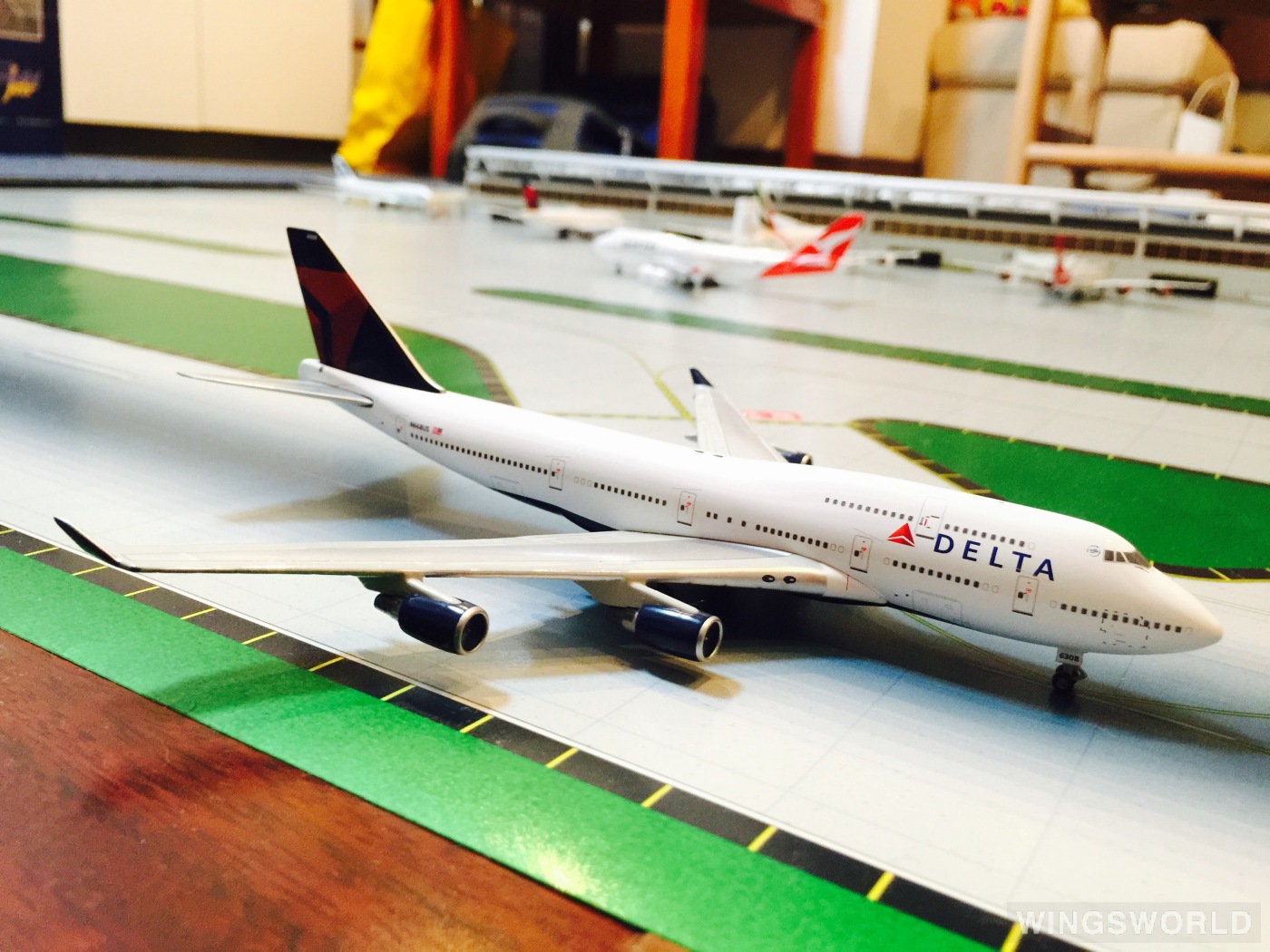 Geminijets 1:400 GJDAL1302 Delta Air Lines 达美航空 Boeing 747-400 N668US