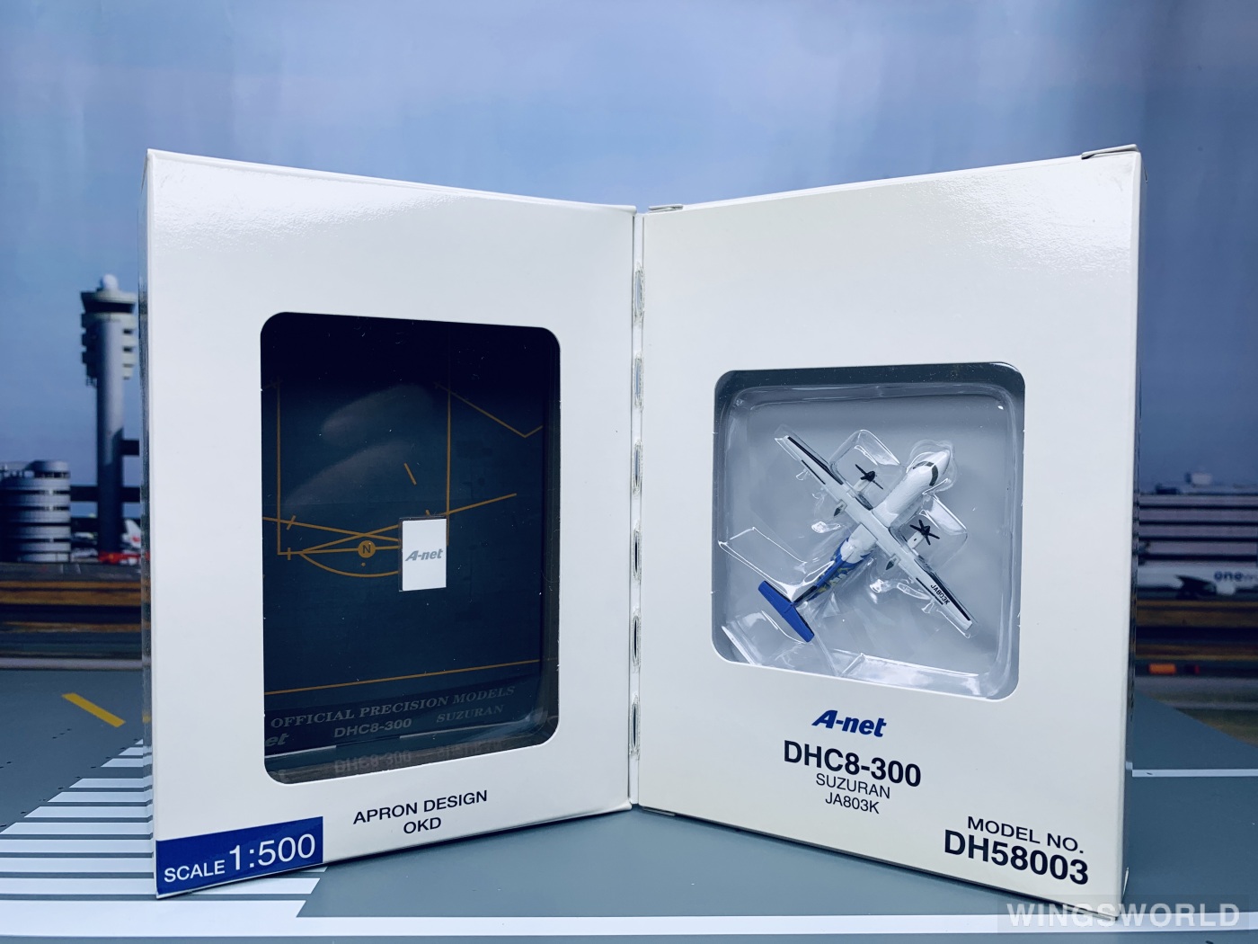 Hogan 1:500 DH58003 ANA 全日空 Bombardier Dash 8-300 JA803K