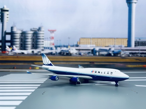 United Airlines 美国联合航空 Boeing 747-400 N196UA  403551480 Schabak 1:600