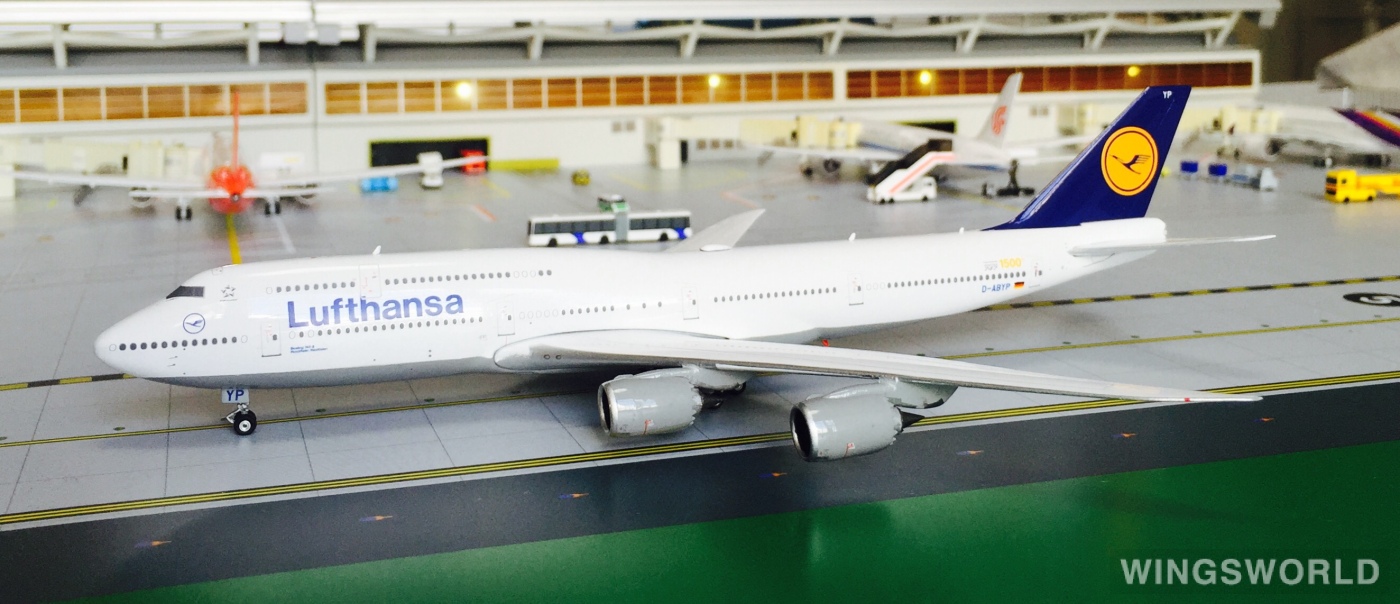 Phoenix 1:400 PH04080 Lufthansa 汉莎航空 Boeing 747-8i D-ABYP