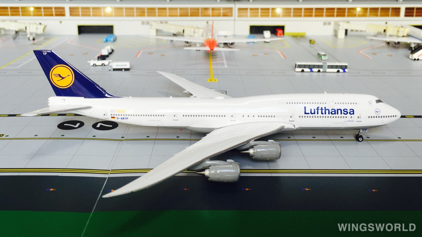 Phoenix 1:400 PH04080 Lufthansa 汉莎航空 Boeing 747-8i D-ABYP