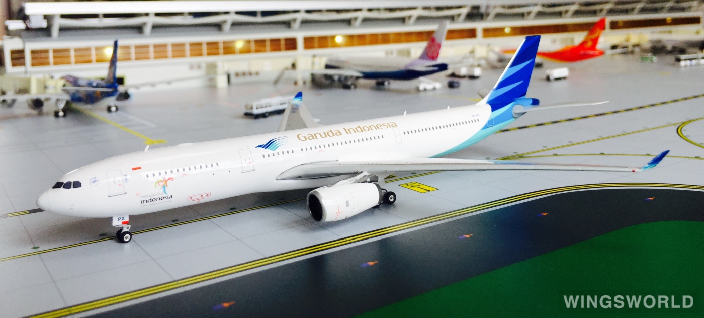 Phoenix 1:400 PH11248 Garuda Indonesia 印度尼西亚鹰航 Airbus A330-300 PK-GPX