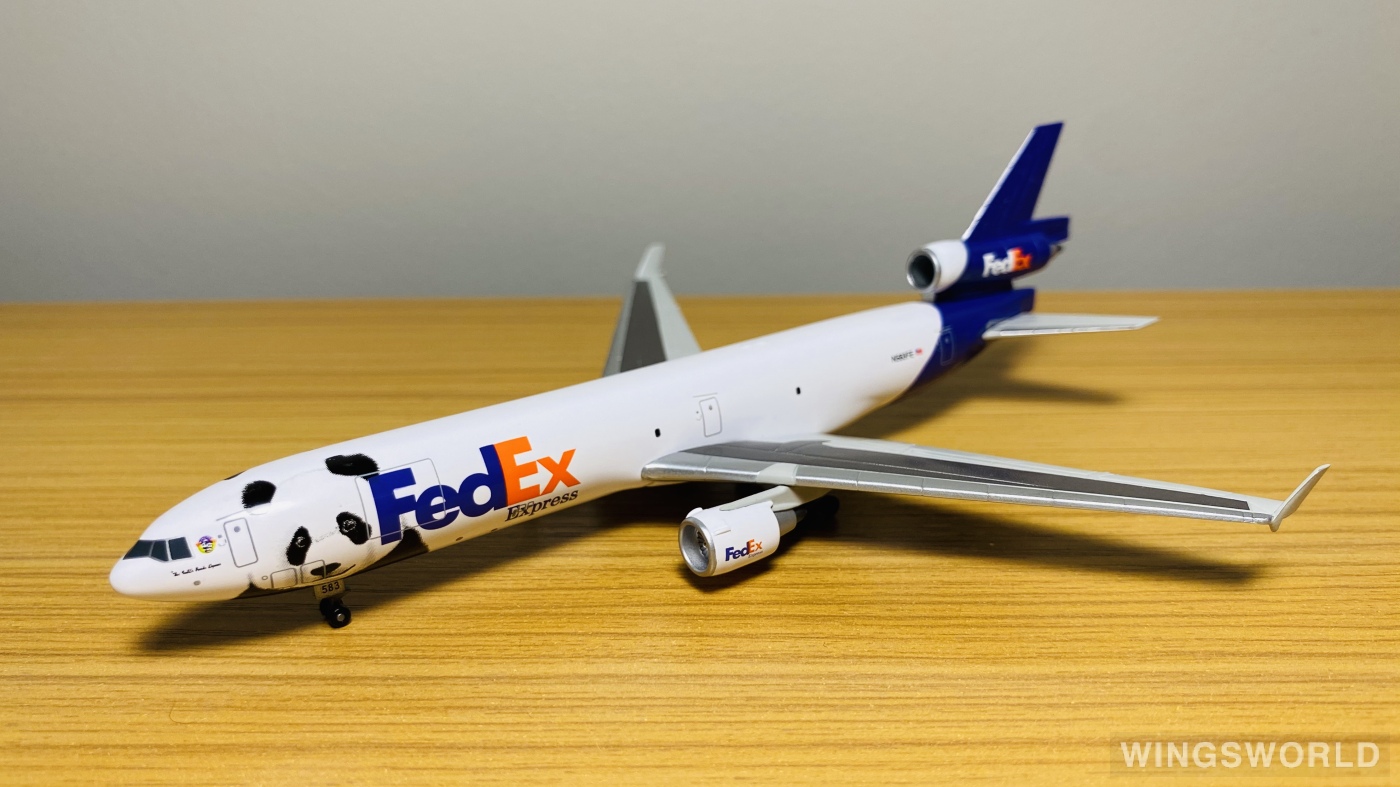 Dragon Models 1:400 55533 FedEx 联邦快递 McDonnell Douglas MD-11 N583FE