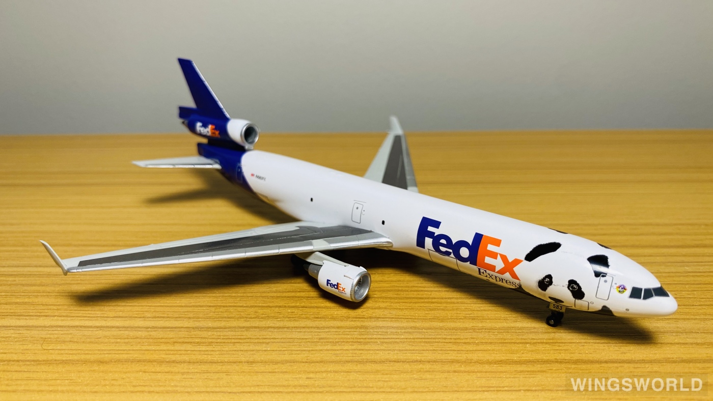 Dragon Models 1:400 55533 FedEx 联邦快递 McDonnell Douglas MD-11 N583FE