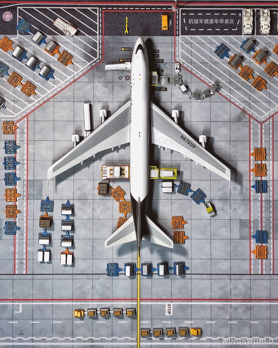Big Bird 1:400 BB4-2003-09C UPS 联合包裹公司 Boeing 747-100 N676UP