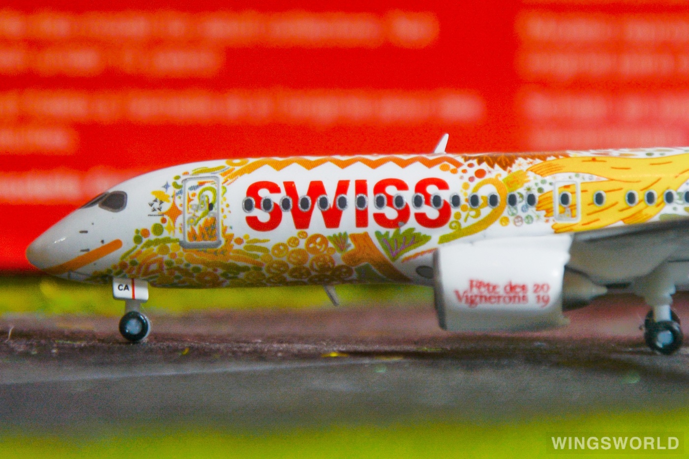 Herpa 1:400 562713 Swiss 瑞士国际航空 Airbus A220-300 HB-JCA