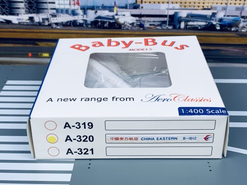 China Eastern 中国东方航空 Airbus A320 B-1612 新涂装 AC4B1612 AeroClassics 1:400