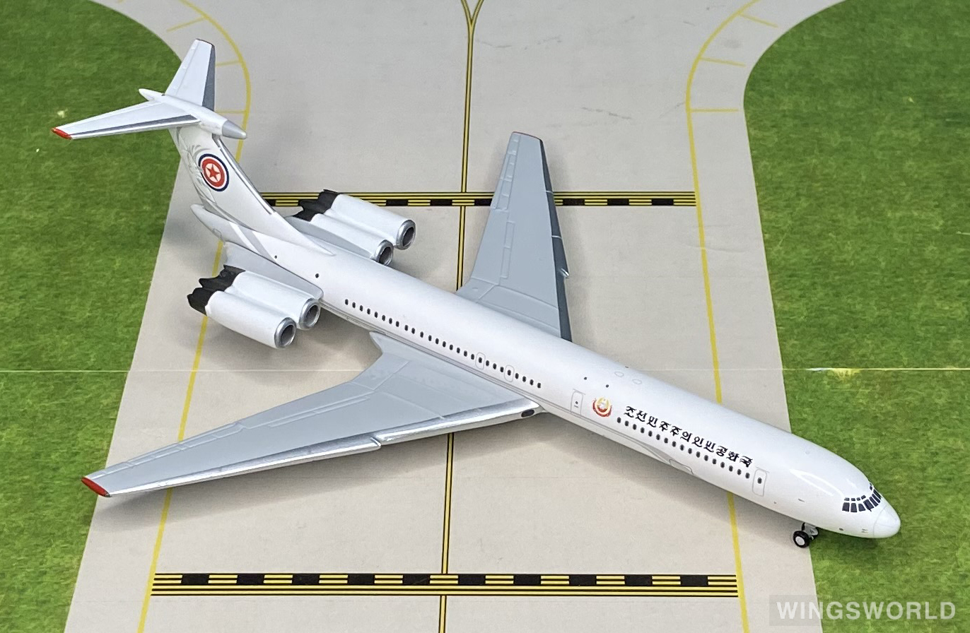 JC Wings 1:400 EW462M002 Air Koryo 朝鲜高丽航空 Ilyushin Il-62 P-882