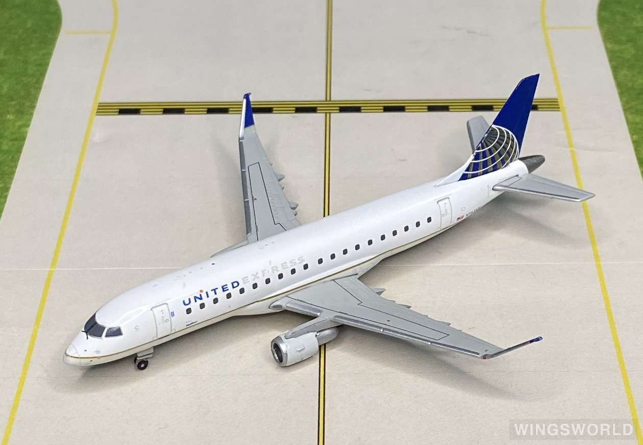 Geminijets 1:400 GJUAL1728 United Express 美联航快运 Embraer ERJ-175 N163SY