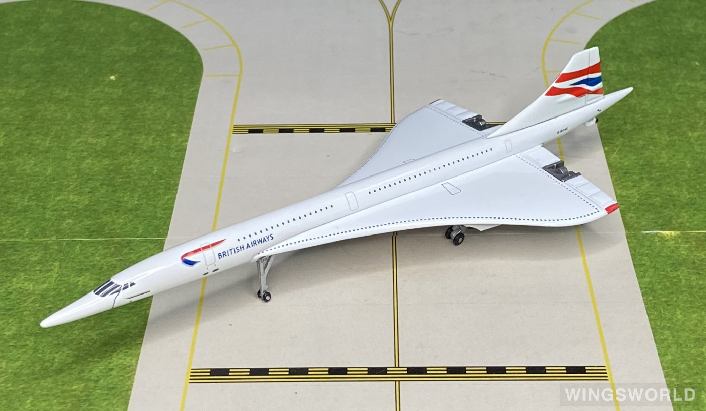 Geminijets 1:400 3557355 British Airways 英国航空 Concorde G-BOAC