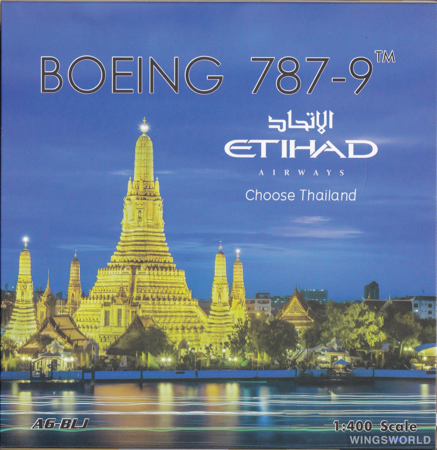 Phoenix 1:400 PH04337 Etihad Airways 阿提哈德航空 Boeing 787-9 A6-BLJ