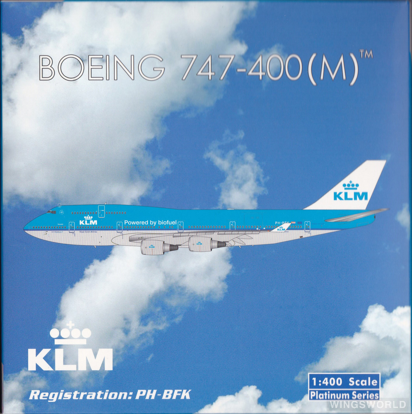 Phoenix 1:400 PH11622 KLM 荷兰皇家航空 Boeing 747-400 PH-BFK