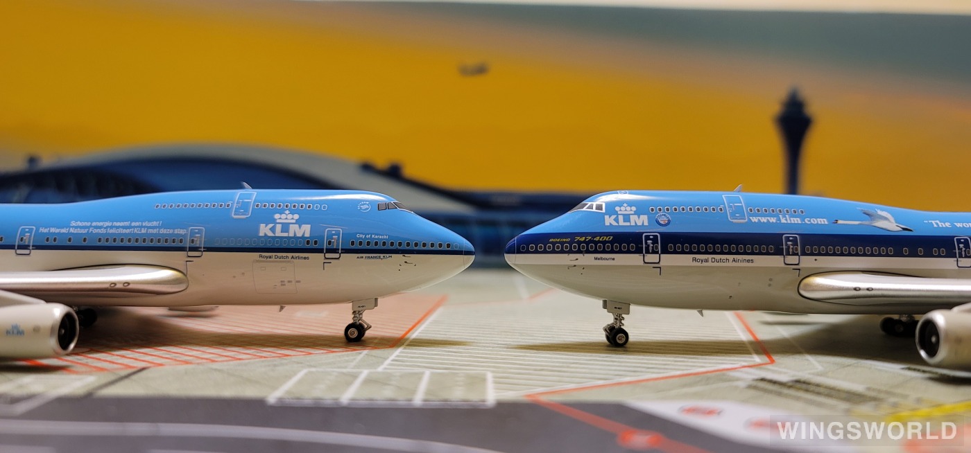 Phoenix 1:400 PH11619 KLM 荷兰皇家航空 Boeing 747-400 PH-BFE
