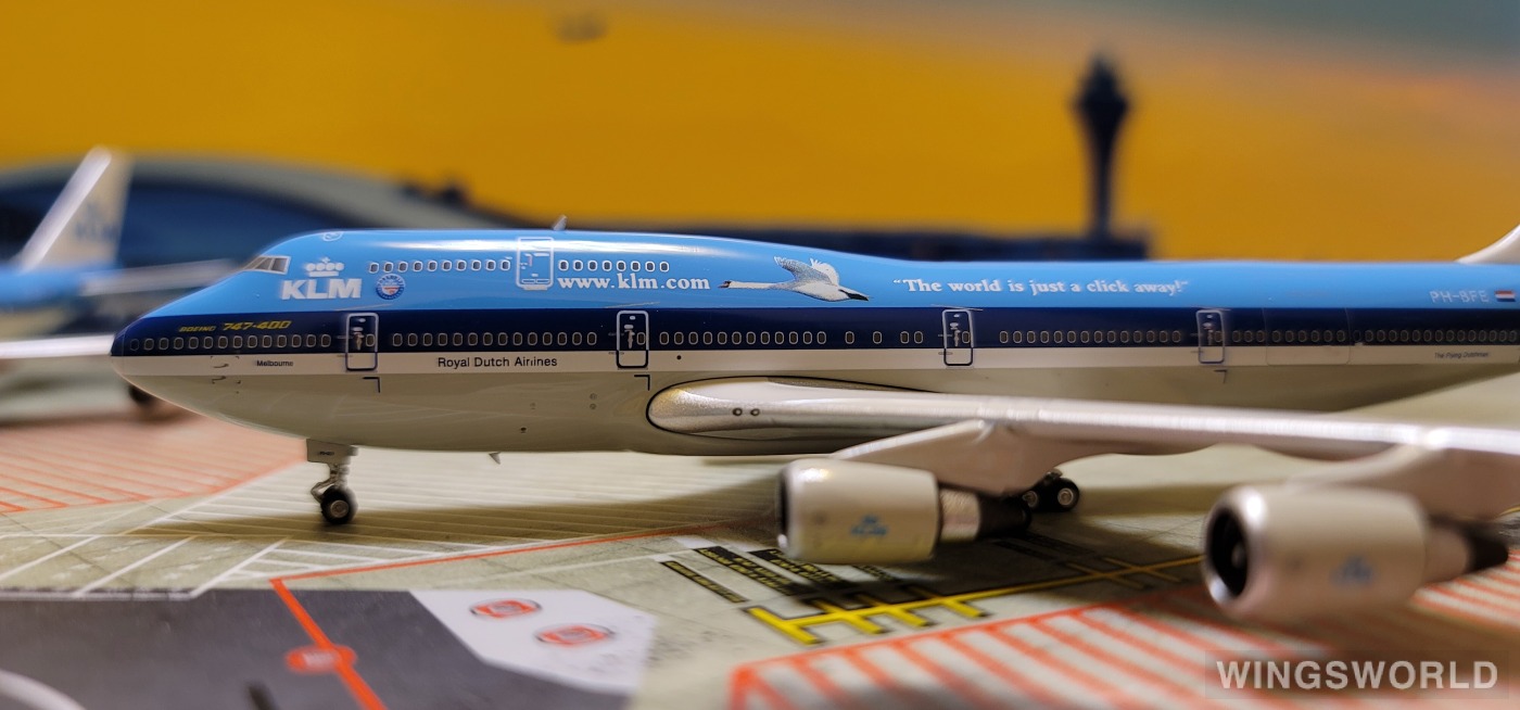 Phoenix 1:400 PH11619 KLM 荷兰皇家航空 Boeing 747-400 PH-BFE