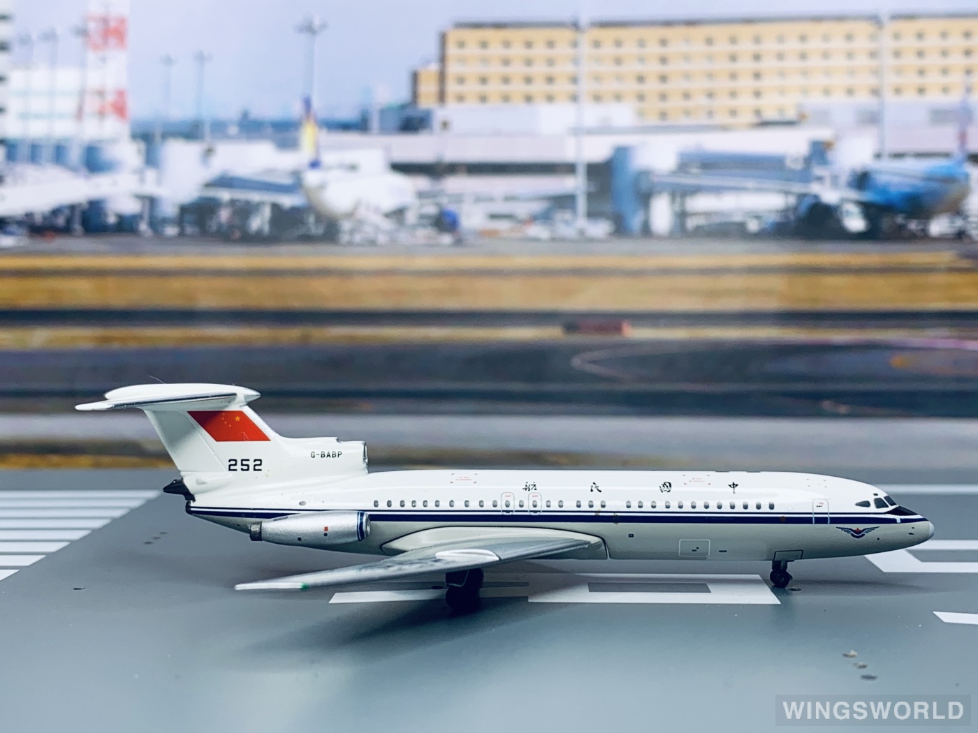AeroClassics 1:400 ACGBABP CAAC 中国民航 Hawker Siddeley Trident G-BABP