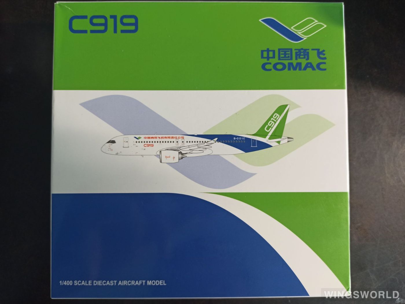 JC Wings 1:400 LH4102 COMAC 中国商飞 Comac C919 B-001C