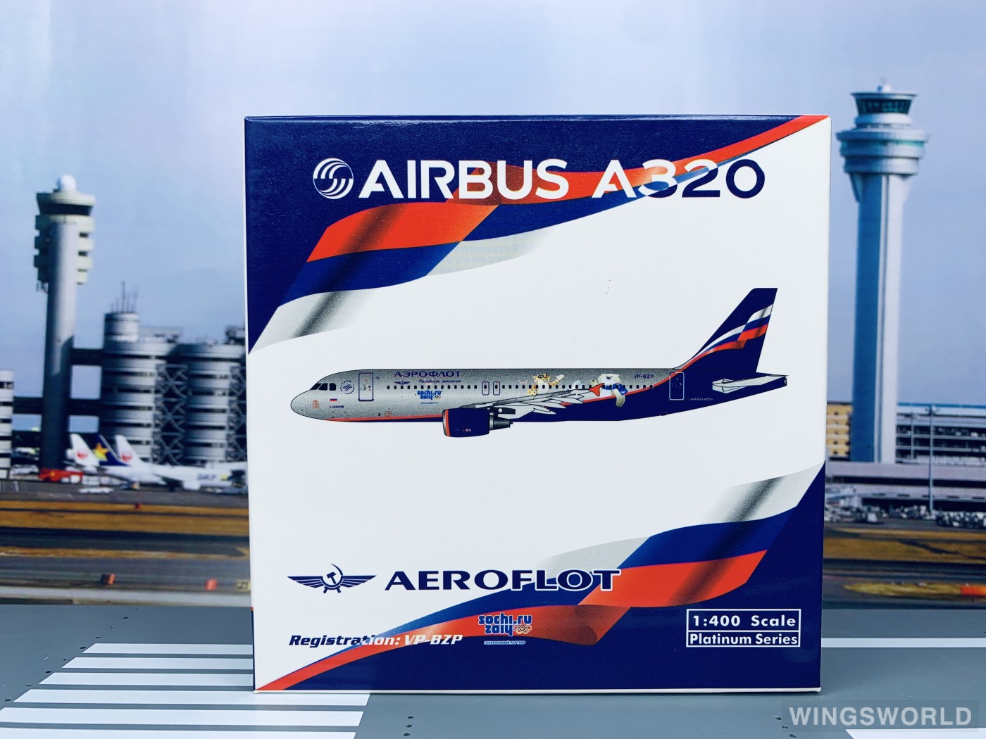 Phoenix 1:400 PH10693 Aeroflot 俄罗斯航空 Airbus A320 VP-BZP