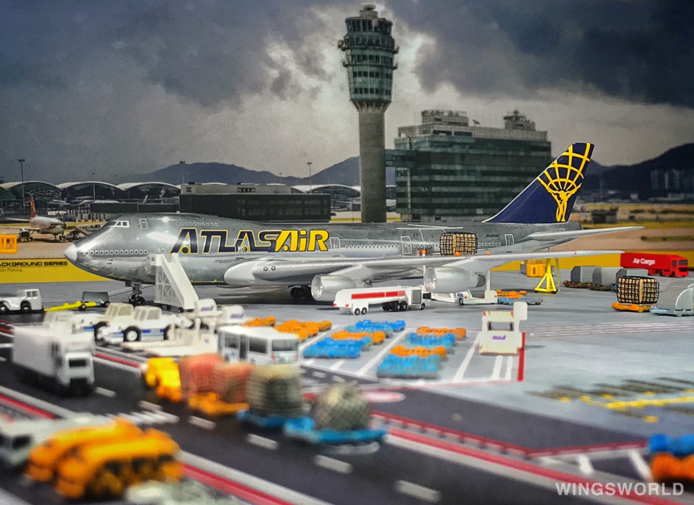 Big Bird 1:400 BB4-2004-59 Atlas Air 阿特拉斯航空 Boeing 747-200 N516MC