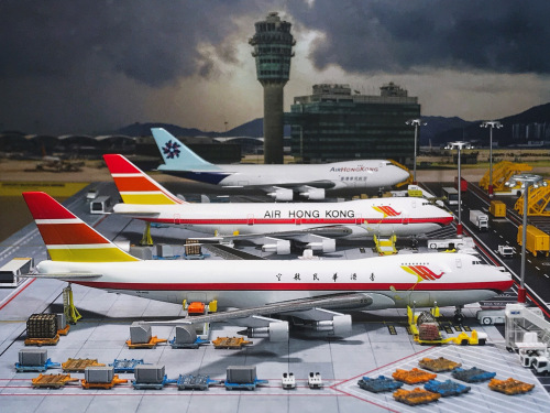 Big Bird 1:400 Boeing 747-100 Air Hong Kong 香港华民航空