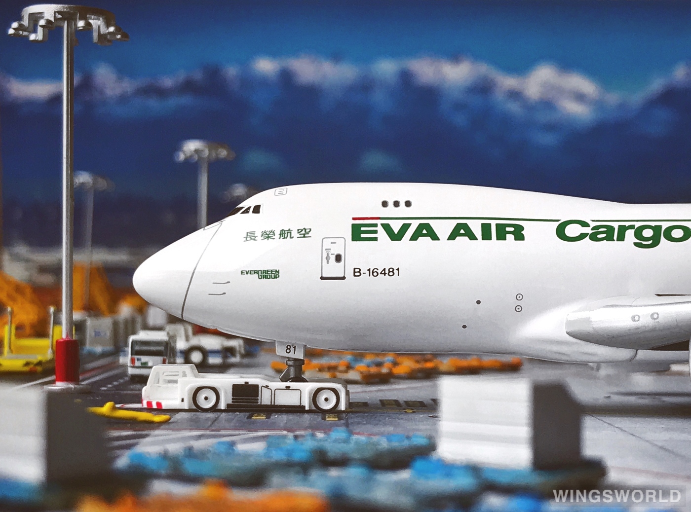 Jet-X 1:400 JX048 EVA Air 长荣航空 Boeing 747-400 B-16481