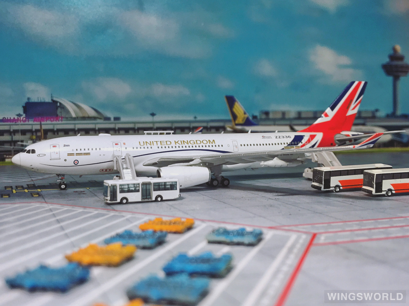 Geminijets 1:400 GMRAF102 RAF 英国皇家空军 Airbus A330-200 ZZ336