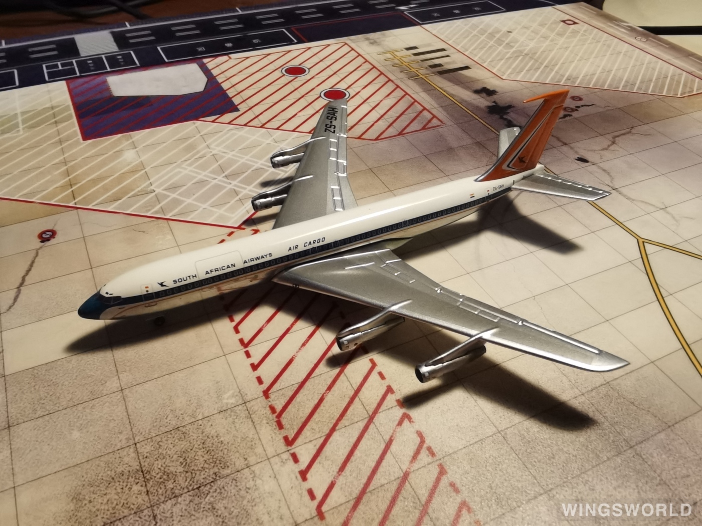AeroClassics 1:400 AC18042 South African Airways 南非航空 Boeing 707-300 ZS-CKD