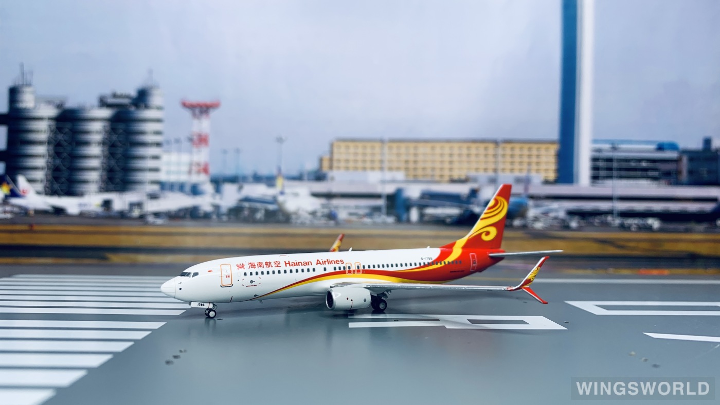 NGmodels 1:400 NG58060 Hainan Airlines 海南航空 Boeing 737-800 B-1786