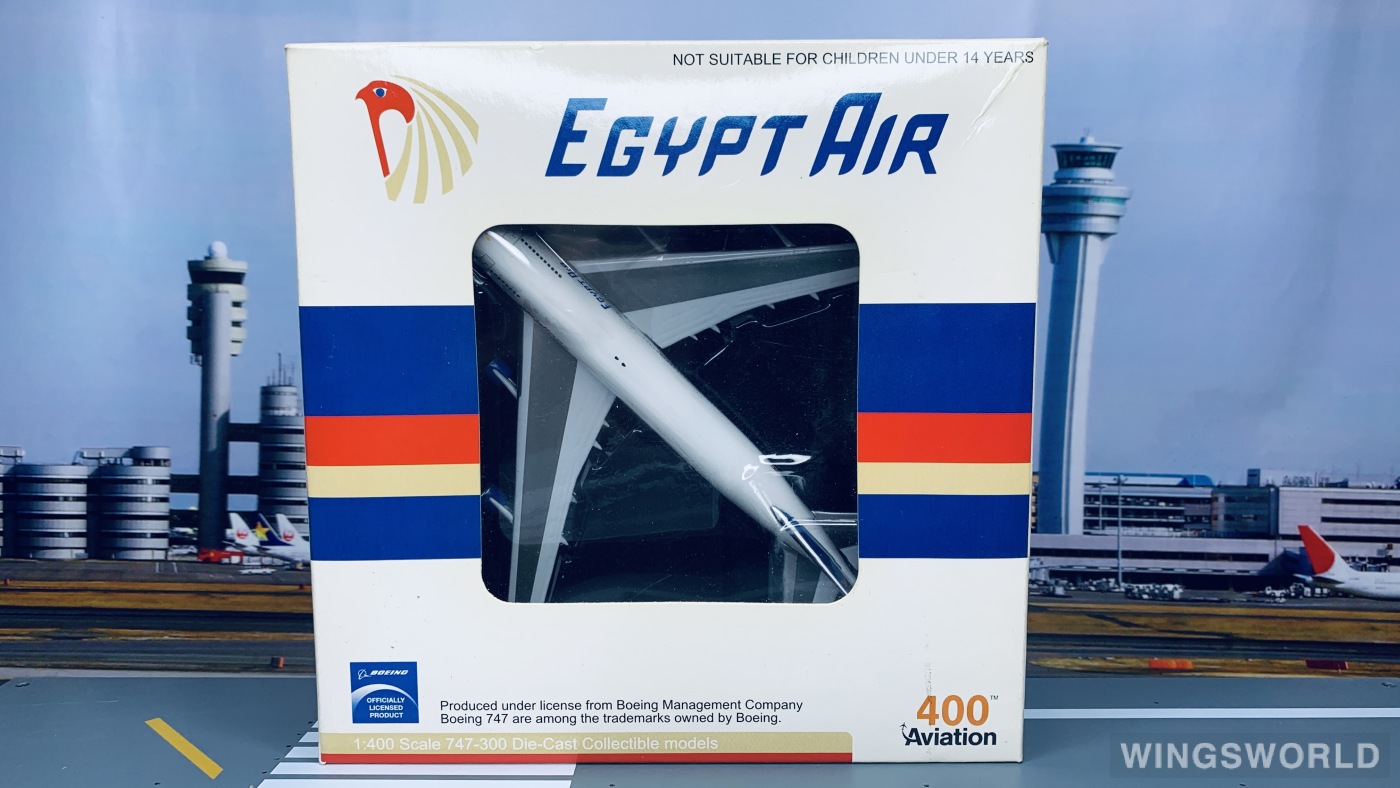 Aviation400 1:400 AV4743002 EgyptAir 埃及航空 Boeing 747-300 SU-GAM
