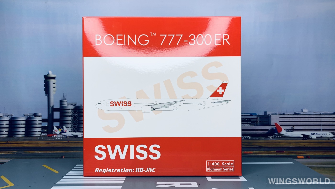 Phoenix 1:400 PH11266 Swiss 瑞士国际航空 Boeing 777-300ER HB-JNC