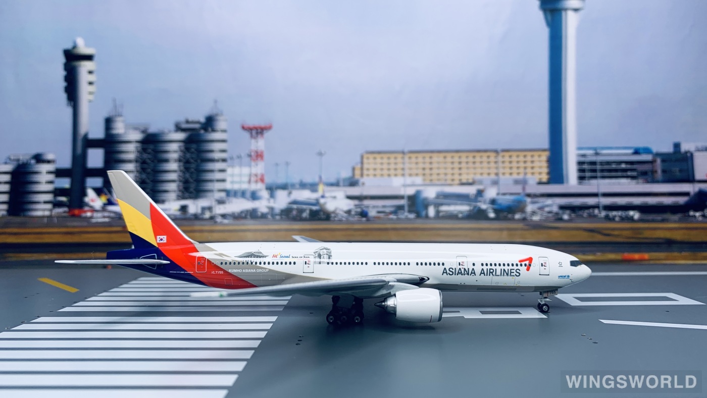 Phoenix 1:400 PH10241 Asiana 韩亚航空 Boeing 777-200 HL7755