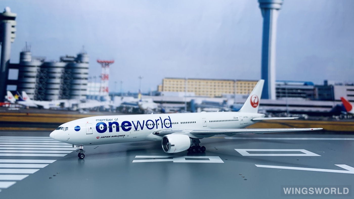 Phoenix 1:400 PH10669 Japan Airlines 日本航空 Boeing 777-200 JA708J