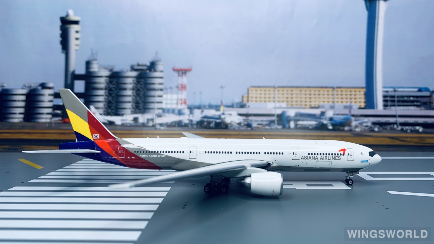 Phoenix 1:400 PH10686 Asiana 韩亚航空 Boeing 777-200 HL7791