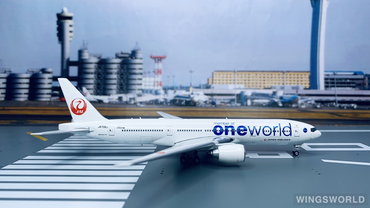 Phoenix 1:400 PH10669 Japan Airlines 日本航空 Boeing 777-200 JA708J