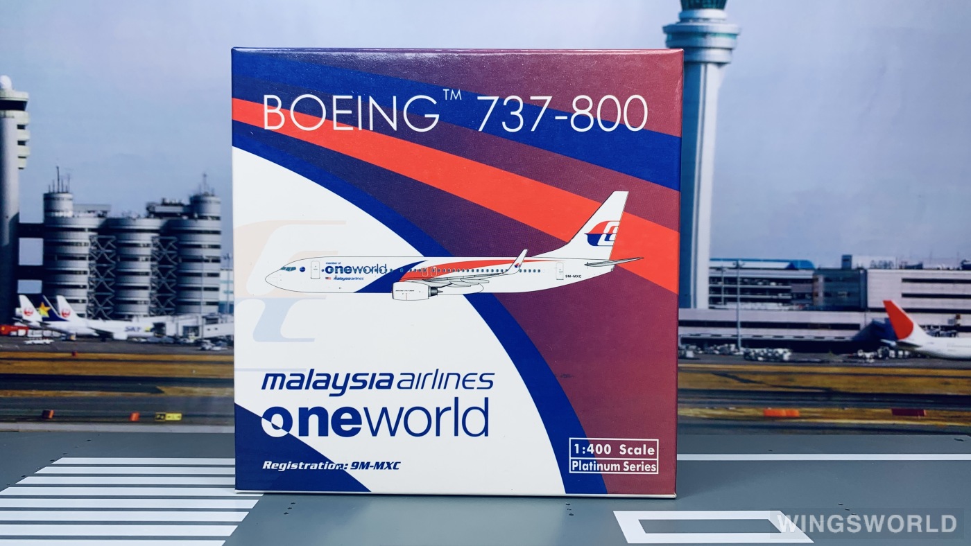 Phoenix 1:400 PH10788 Malaysia Airlines 马来西亚航空 Boeing 737-800 9M-MXC