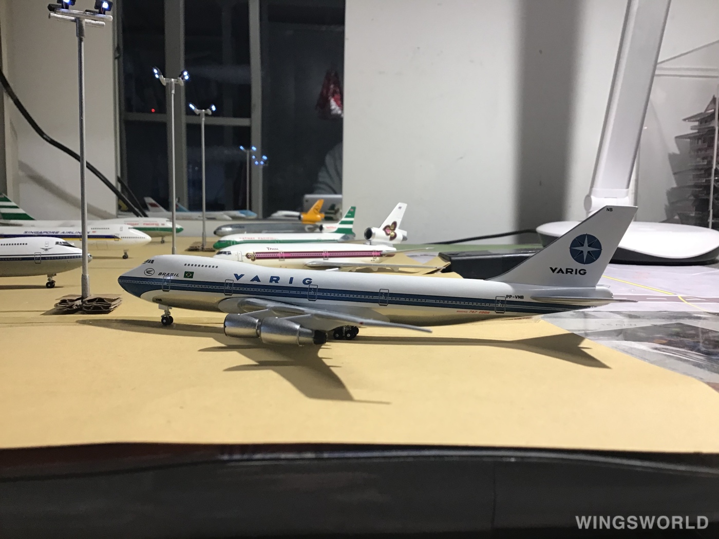 AeroClassics 1:400 BB419808 VARIG 里约格朗德航空 Boeing 747-200 PP-VNB